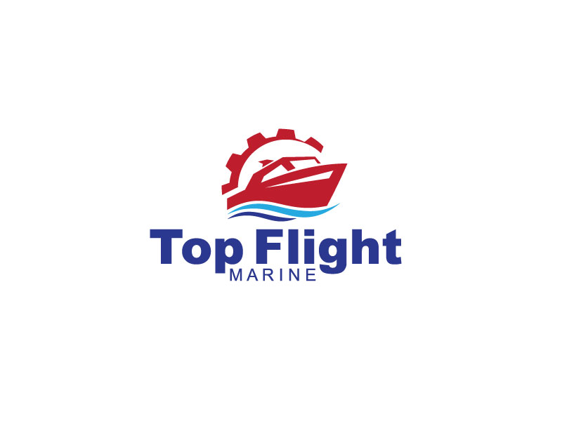 Top Flight Marine logo design by 21082