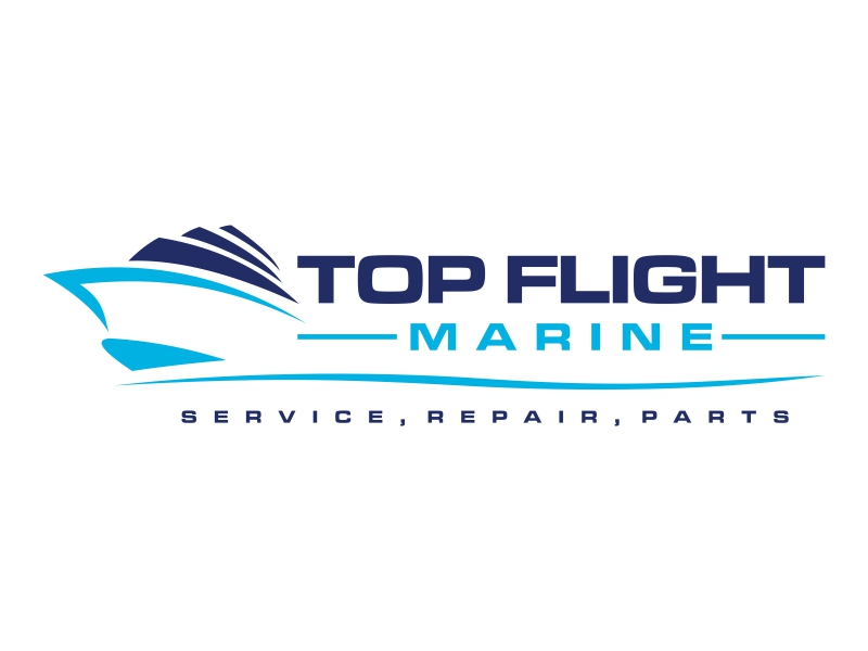 Top Flight Marine logo design by widhidhei99