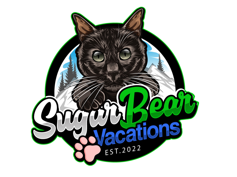 Sugar Bear Vacations logo design by DreamLogoDesign
