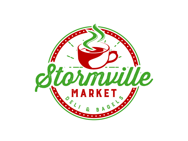 Stormville bagels & deli co logo design by Kirito
