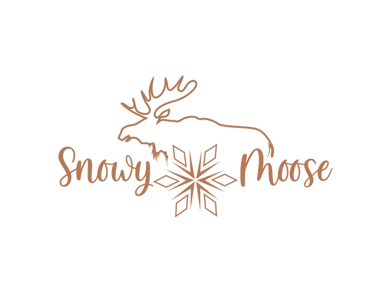 SnowyMoose logo design by qqdesigns