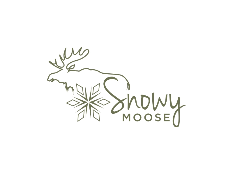 SnowyMoose logo design by qqdesigns
