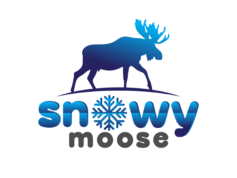 SnowyMoose logo design by MAXR