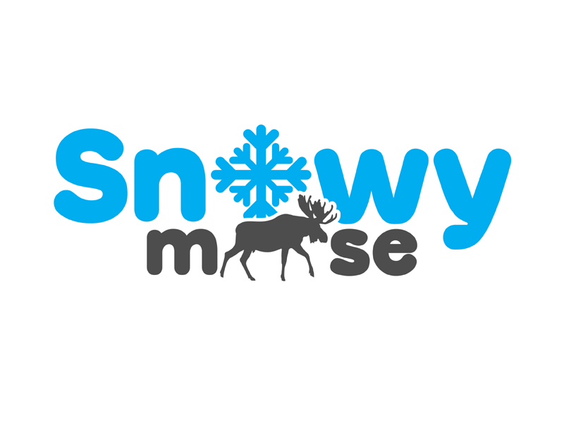 SnowyMoose logo design by MAXR