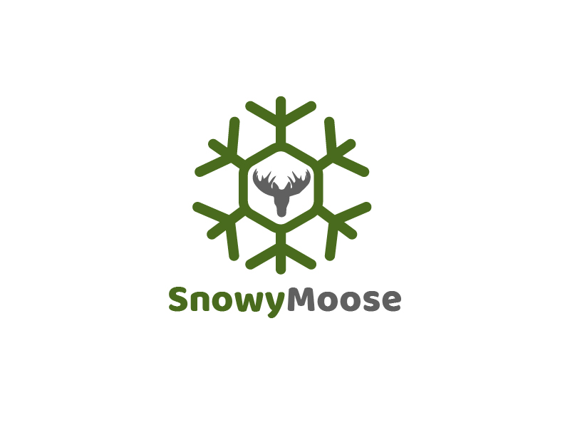 SnowyMoose logo design by czars