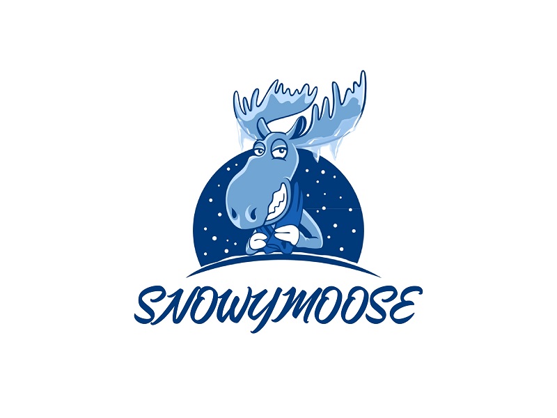 SnowyMoose logo design by Akash Shaw