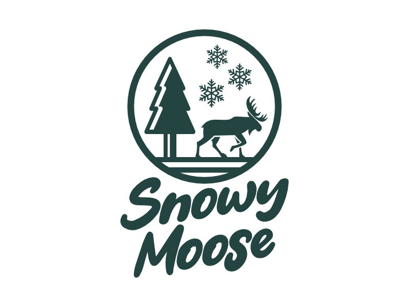 SnowyMoose logo design by shikuru