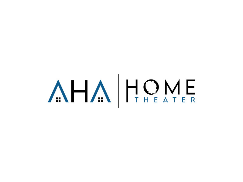 AHA Home Theater logo design by subrata