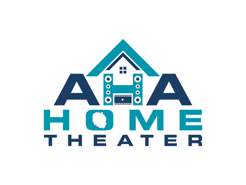 AHA Home Theater logo design by TMaulanaAssa