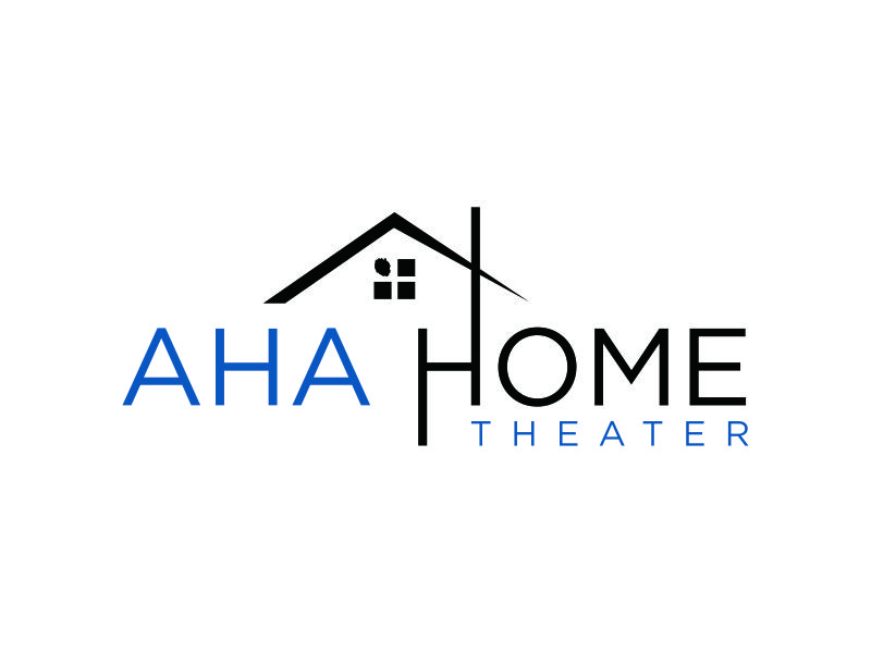 AHA Home Theater logo design by ozenkgraphic