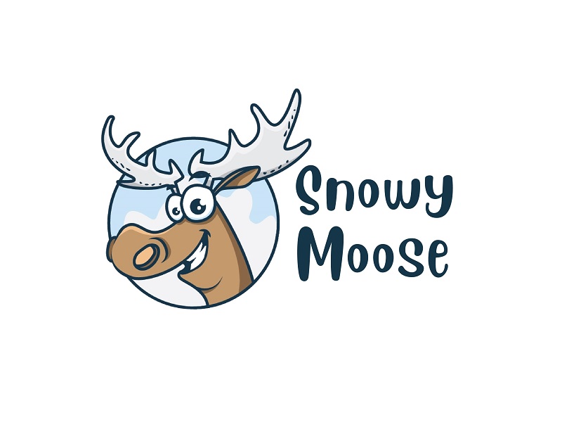 SnowyMoose logo design by Akash Shaw
