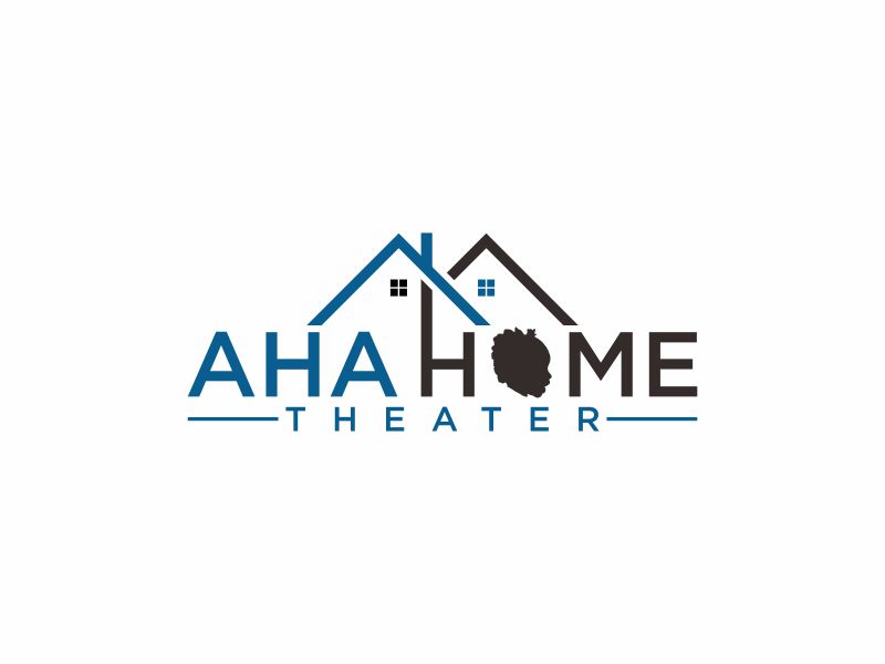 AHA Home Theater logo design by agil
