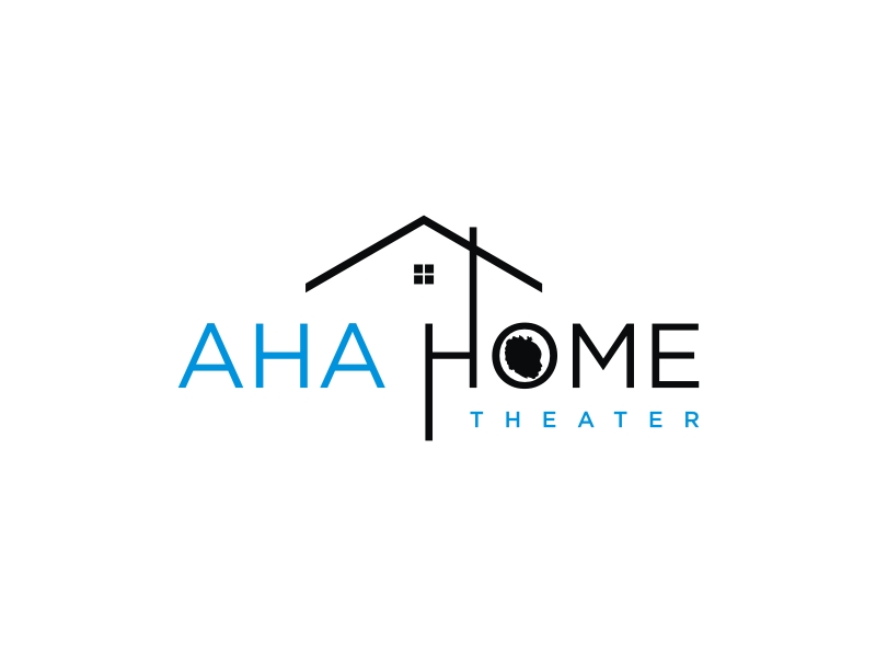 AHA Home Theater logo design by clayjensen