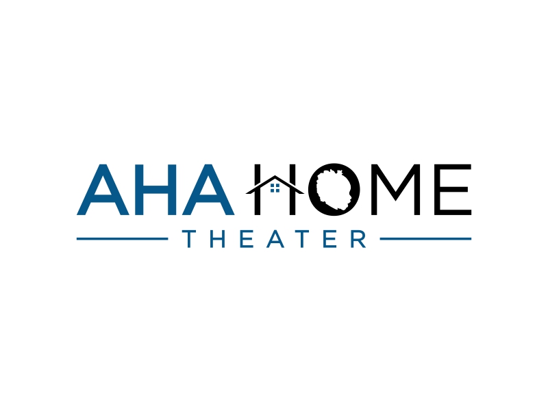 AHA Home Theater logo design by zeta