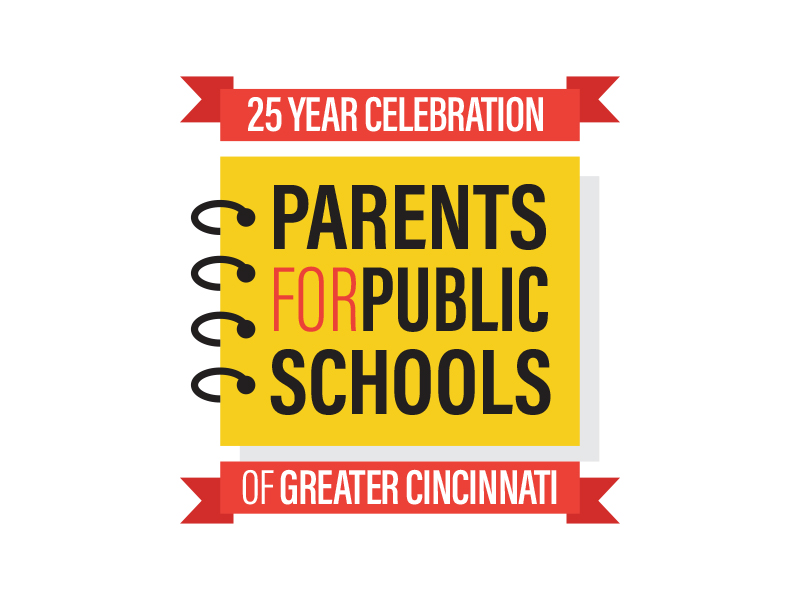 25 Year Celebration Parents for Public Schools of Greater Cincinnati logo design by Andrei P