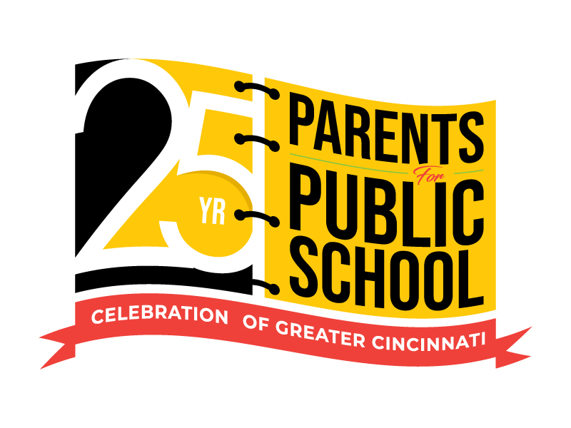 25 Year Celebration Parents for Public Schools of Greater Cincinnati logo design by MUSANG