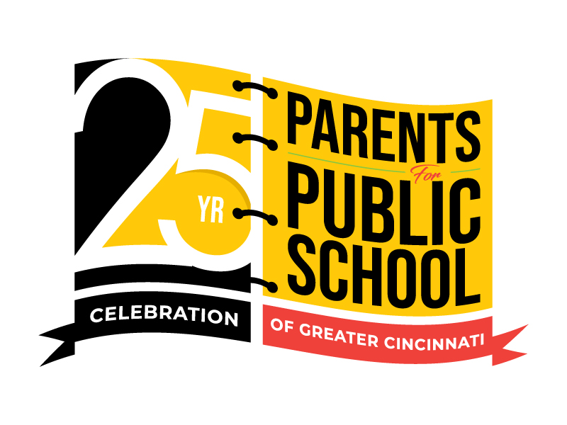 25 Year Celebration Parents for Public Schools of Greater Cincinnati logo design by MUSANG