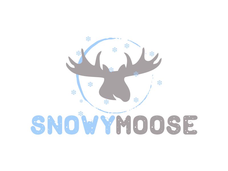 SnowyMoose logo design by Gwerth