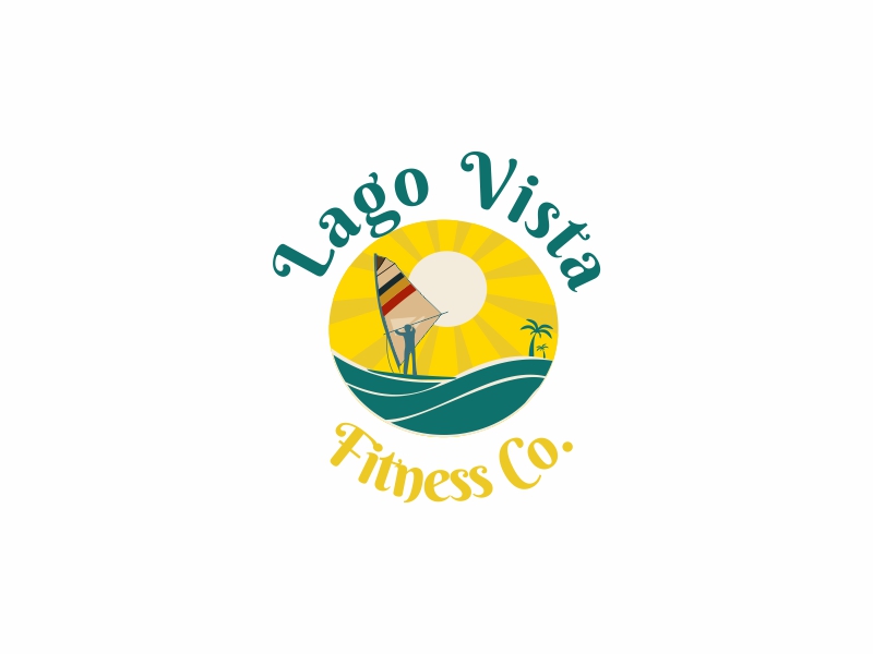 Lago Vista Fitness Co. logo design by Greenlight