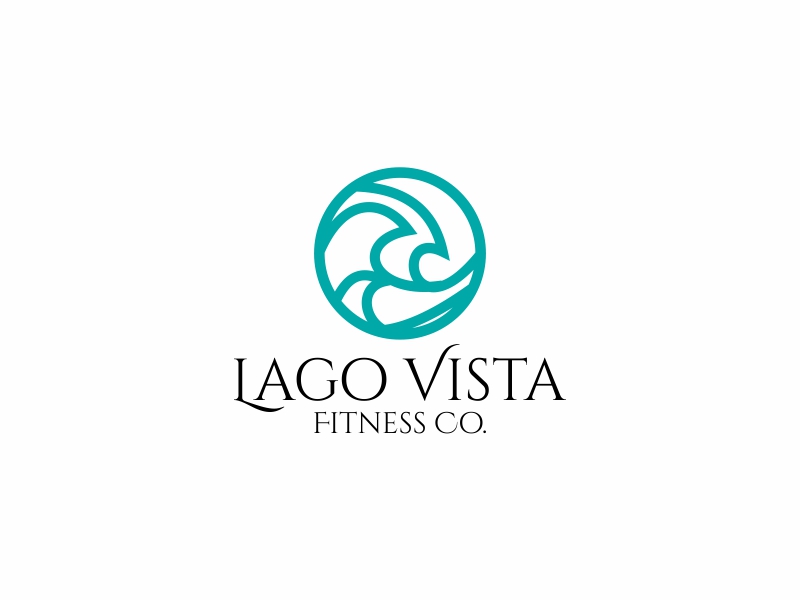Lago Vista Fitness Co. logo design by Greenlight