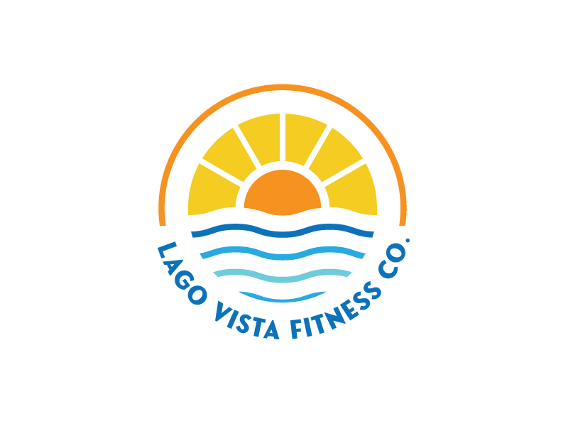 Lago Vista Fitness Co. logo design by Khoiruddin