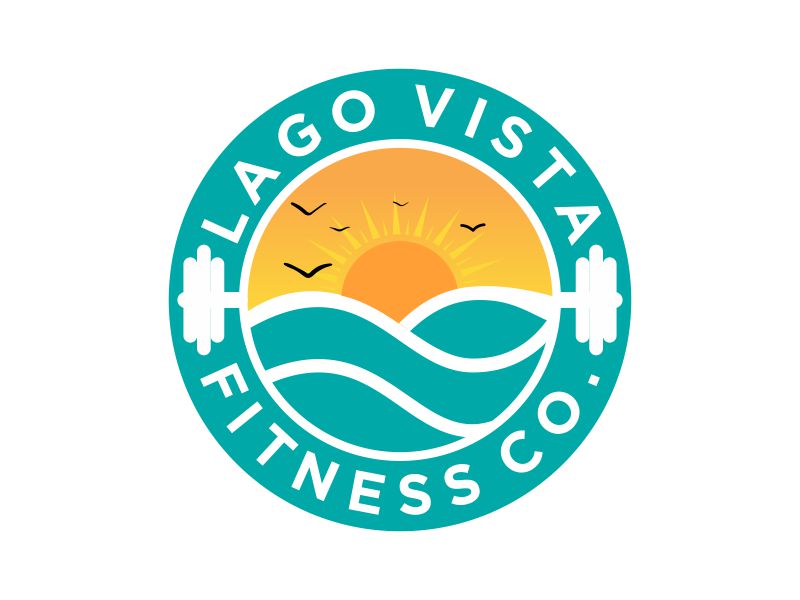 Lago Vista Fitness Co. logo design by Lewung
