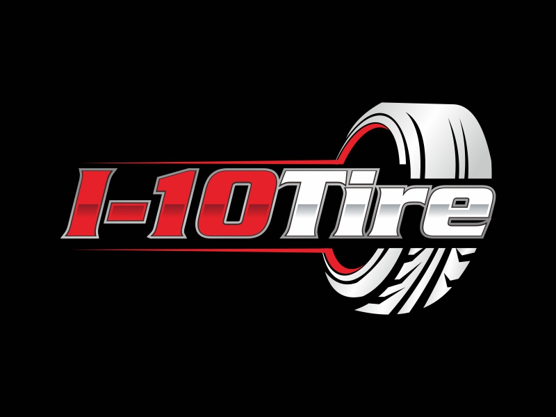 I-10 Tire logo design by Greenlight