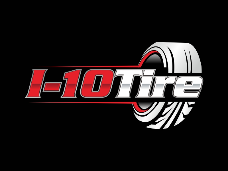 I-10 Tire logo design by Greenlight