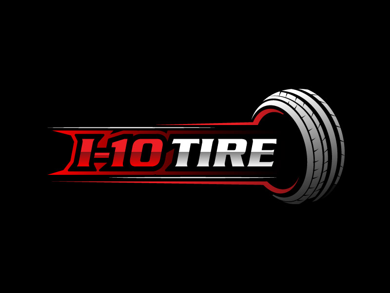 I-10 Tire logo design by Doublee