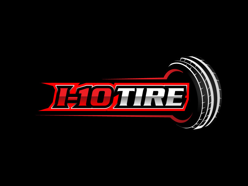 I-10 Tire logo design by Doublee