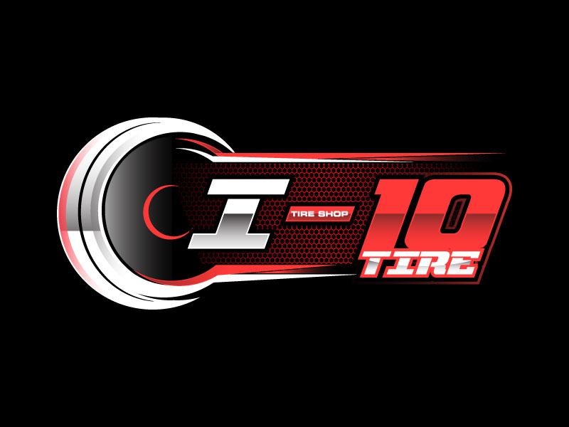 I-10 Tire logo design by subrata