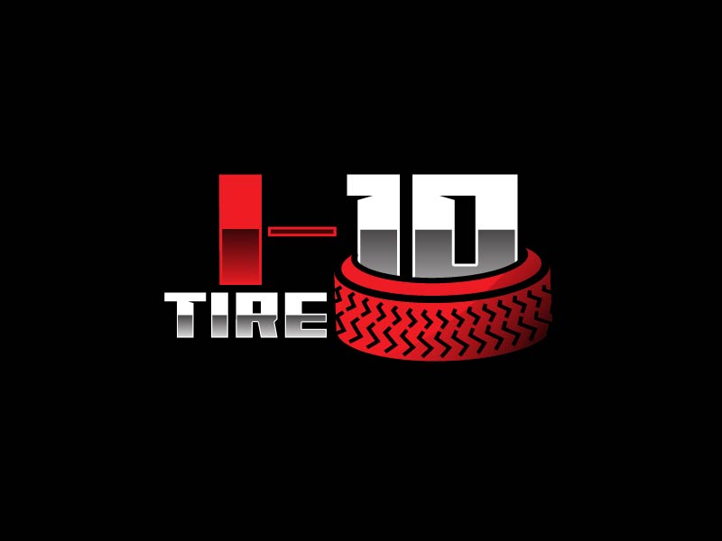I-10 Tire logo design by oindrila chakraborty