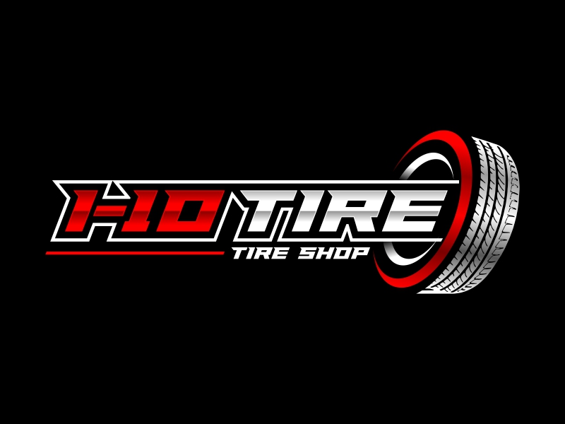 I-10 Tire logo design by BlessedGraphic