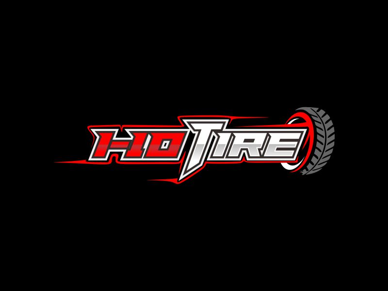 I-10 Tire logo design by Lewung