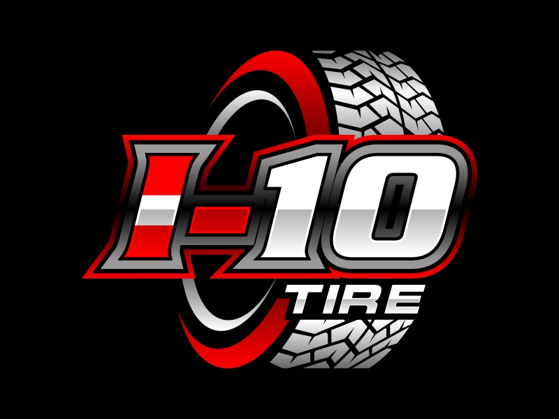 I-10 Tire logo design by rizuki