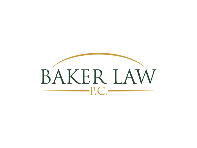 Baker Law P.C. logo design by Diancox