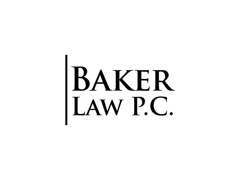 Baker Law P.C. logo design by BintangDesign