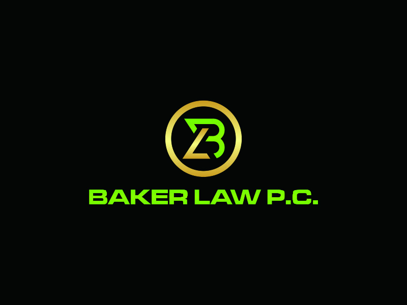 Baker Law P.C. logo design by azizah