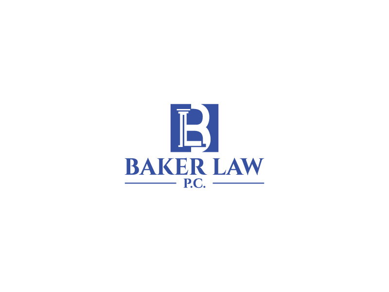 Baker Law P.C. logo design by maya