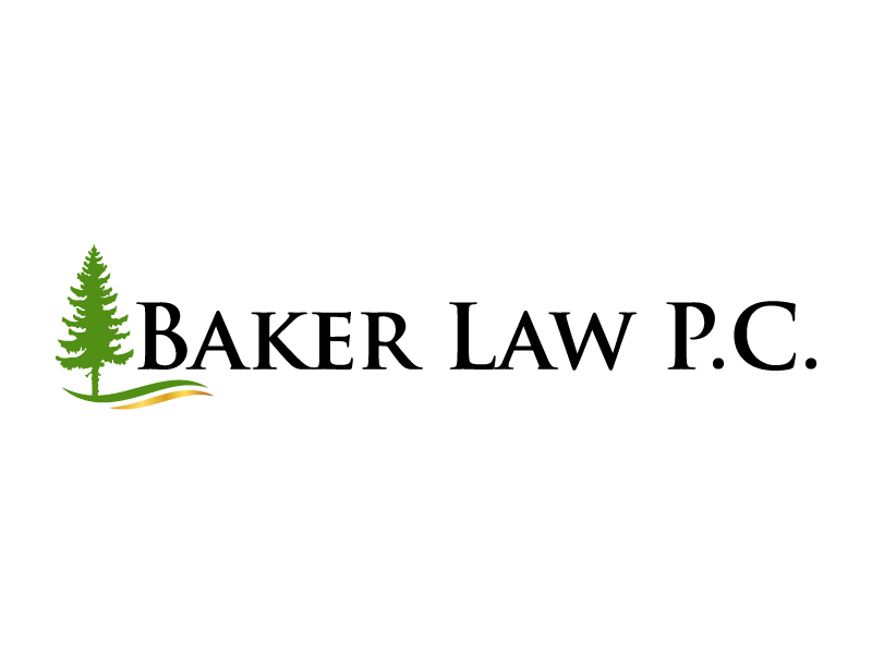 Baker Law P.C. logo design by pambudi