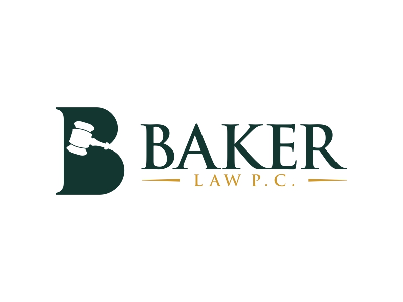 Baker Law P.C. logo design by Realistis