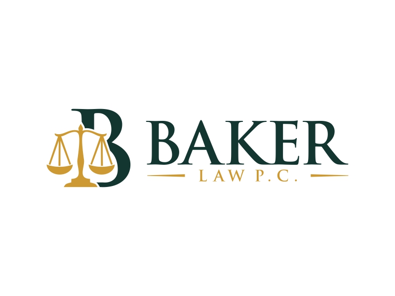 Baker Law P.C. logo design by Realistis