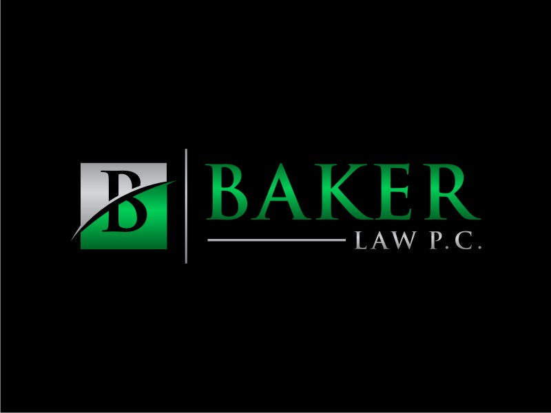Baker Law P.C. logo design by alby