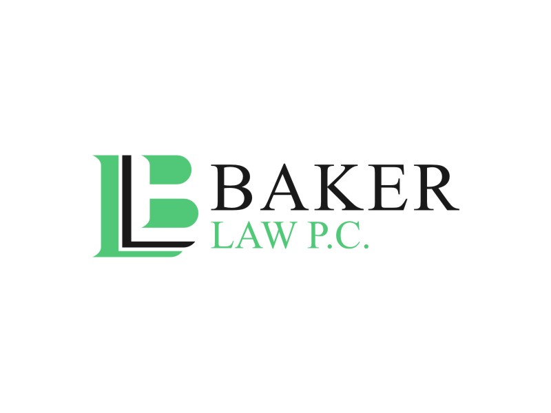Baker Law P.C. logo design by ndndn