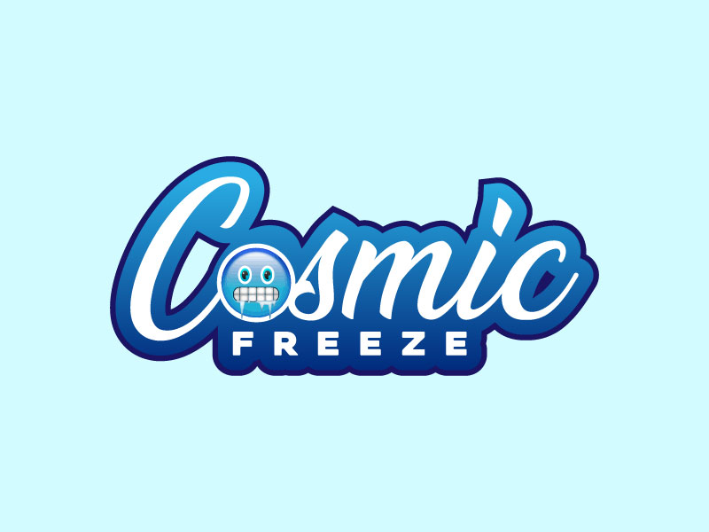 Cosmic Freeze logo design by M Fariid