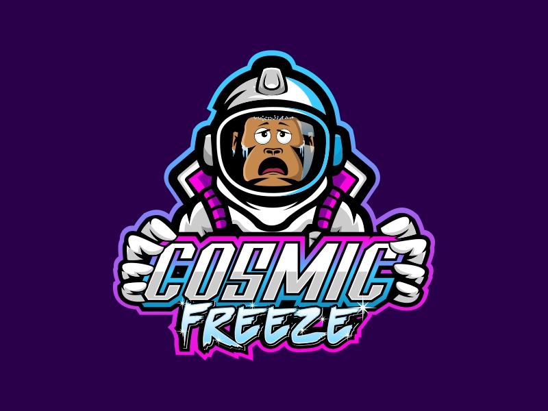 Cosmic Freeze logo design by BlessedGraphic