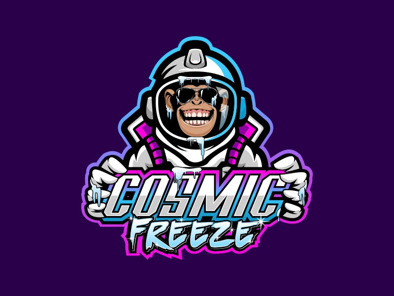Cosmic Freeze logo design by BlessedGraphic