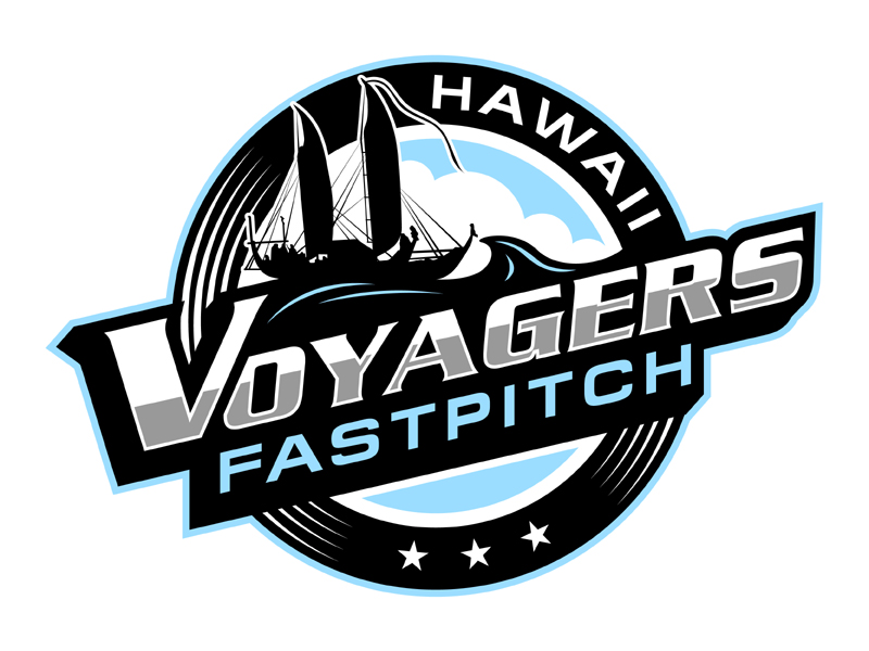 Hawaii Voyagers Fastpitch logo design by MAXR