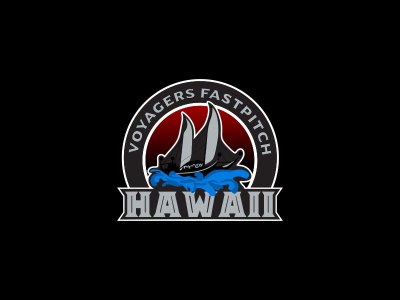 Hawaii Voyagers Fastpitch logo design by Lewung