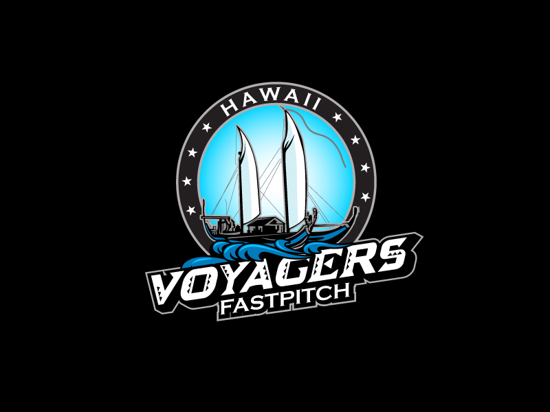 Hawaii Voyagers Fastpitch logo design by Koushik